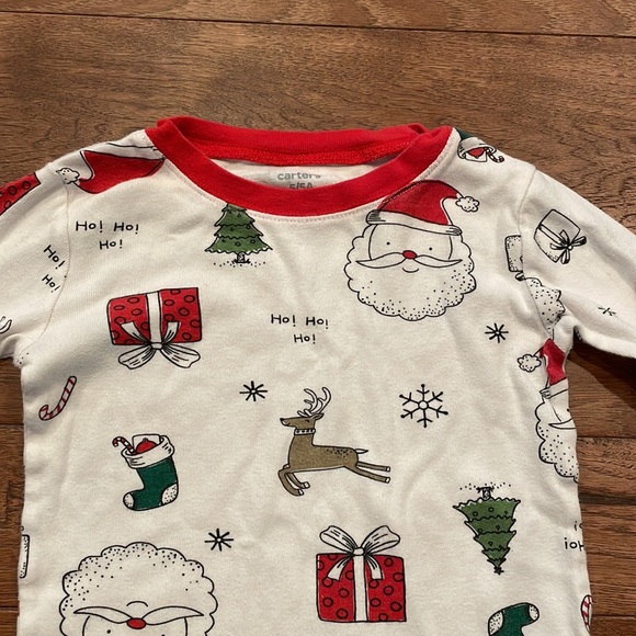 Carter’s Christmas Pajama Top - Size 5/5A - Picture 6 of 16
